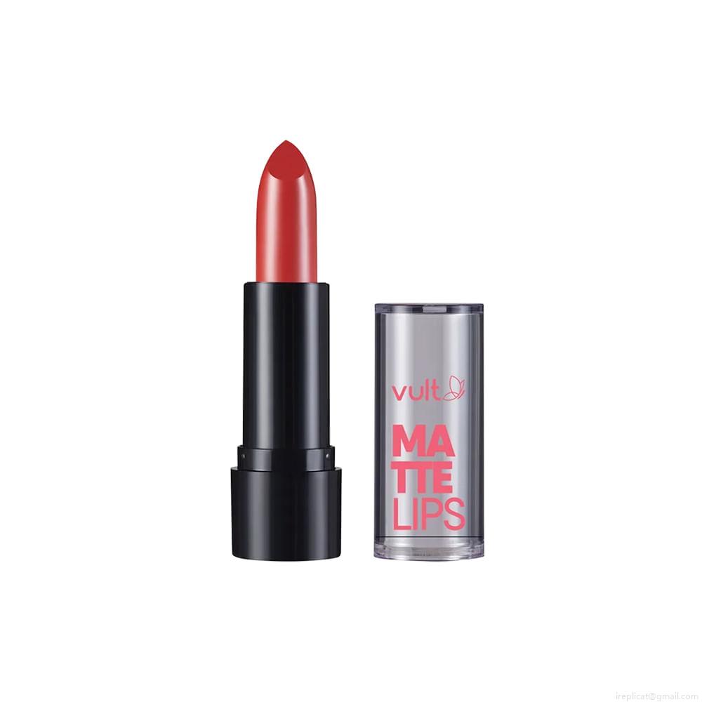Batom Cremoso Matte Vult Hidra Lips 12 Vermelho Carmim 3,8 g Batom Cremoso Matte Vult Hidra Lips 12 Vermelho Carmim 3,8 g